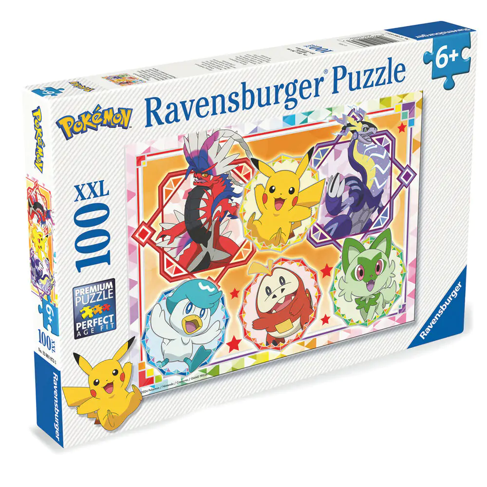 Pokemon XXL puzzle 100 kom fotografija proizvoda