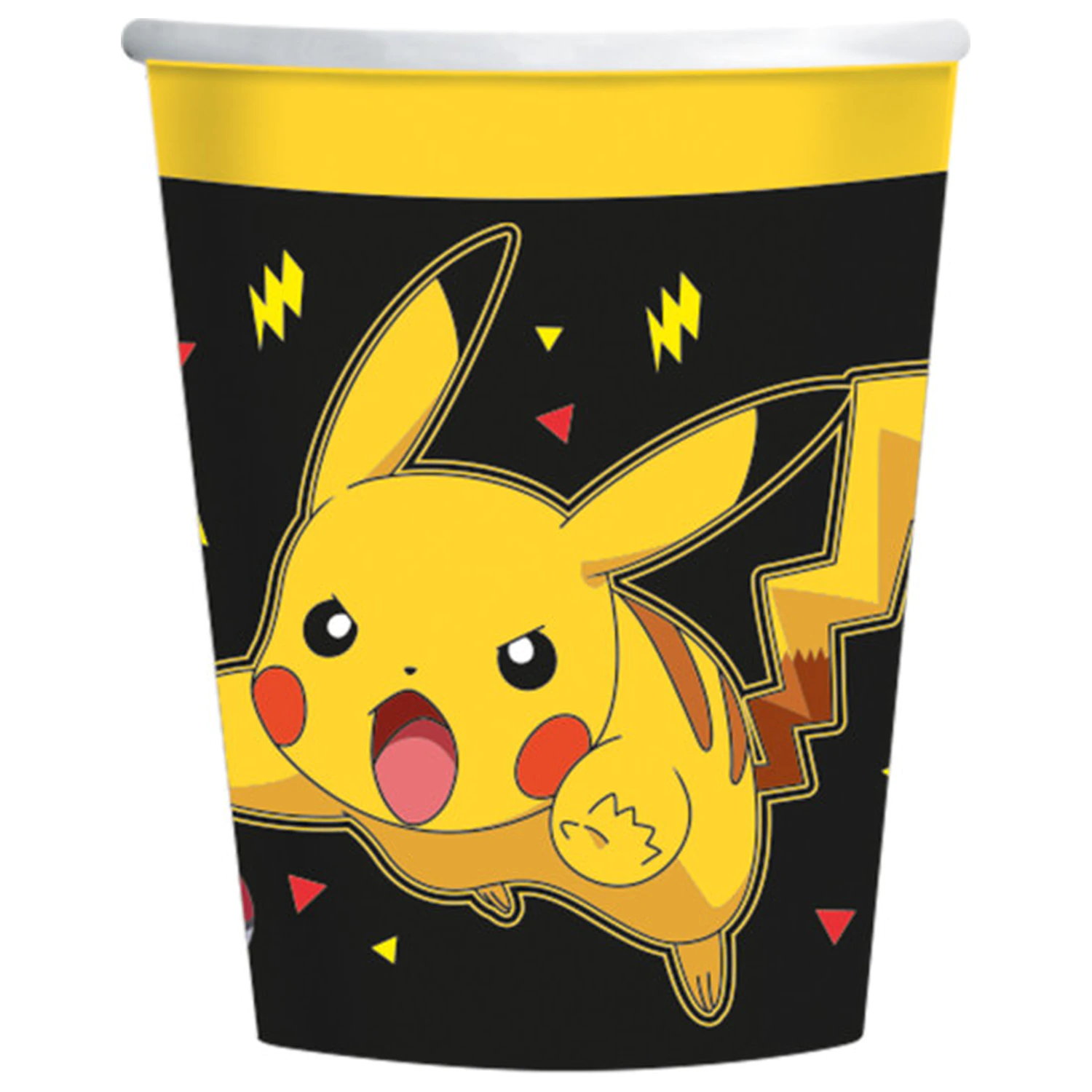 Pokémon Yellow Thunder Papirnate čaše 8 komada 237 ml fotografija proizvoda