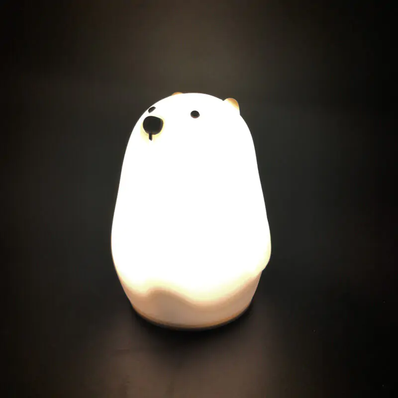 Polar Bear LED noćna svjetiljka koja mijenja boju fotografija proizvoda