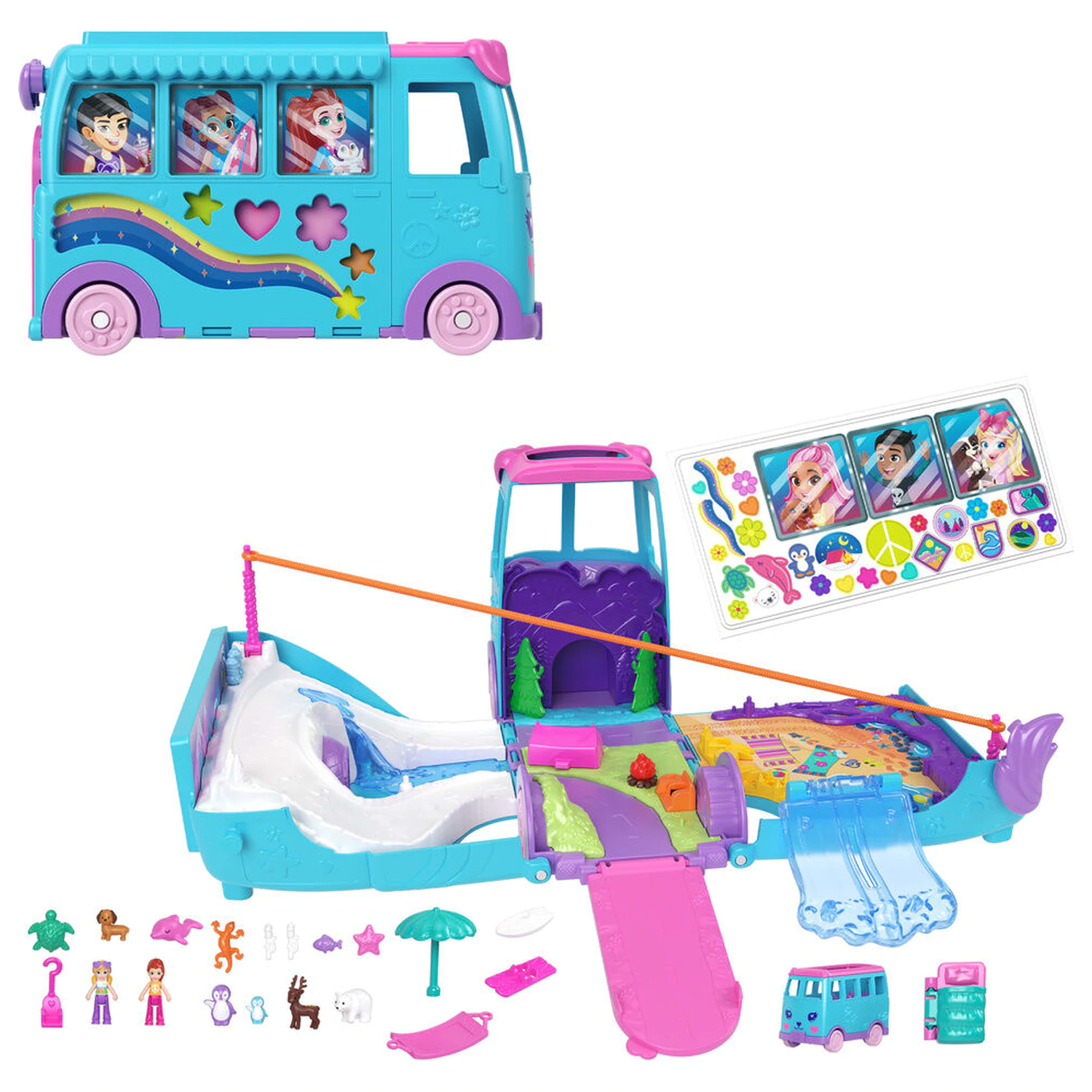 Polly Pocket Animal Adventure Van set za igru fotografija proizvoda