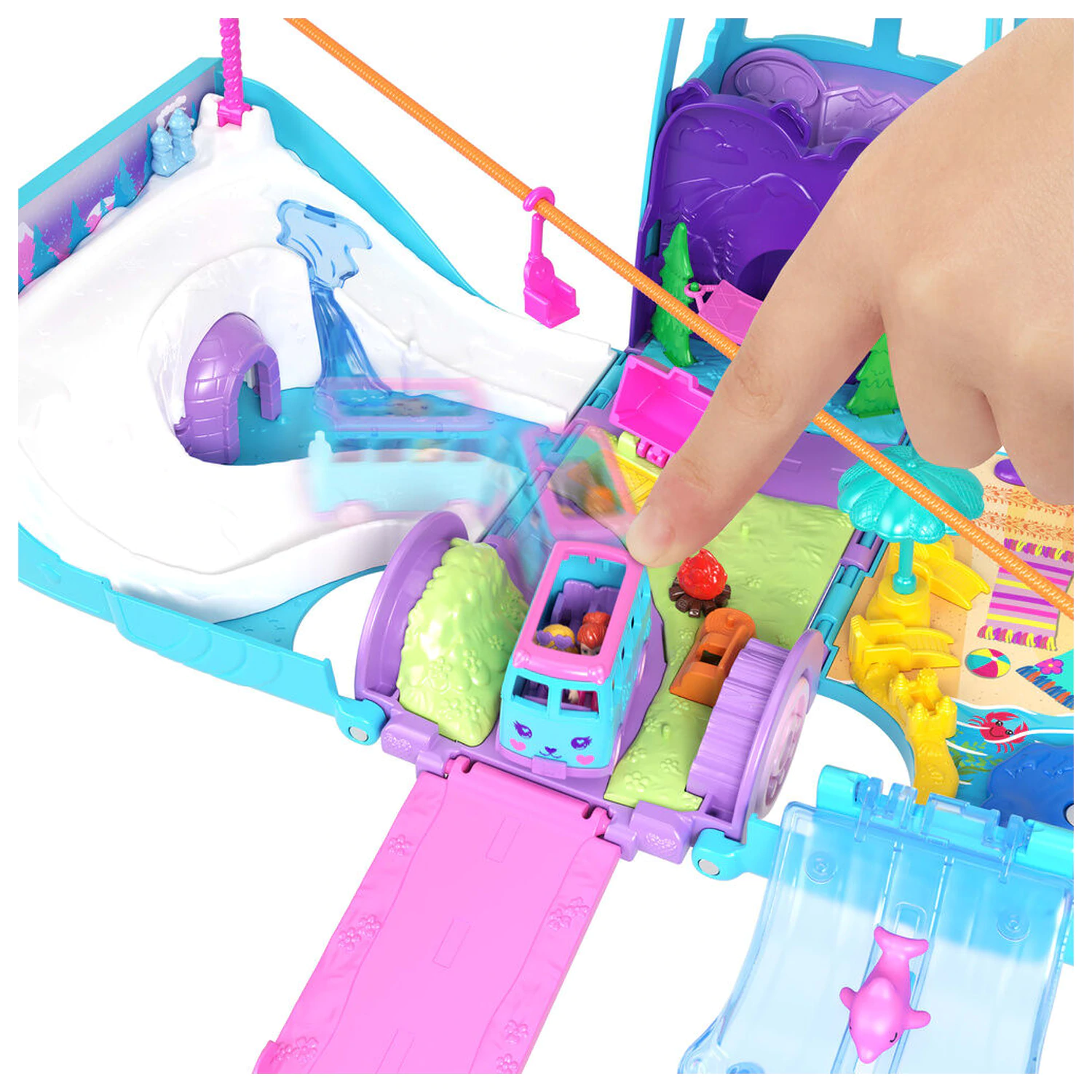 Polly Pocket Animal Adventure Van set za igru fotografija proizvoda