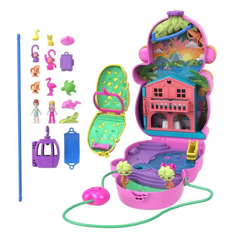 Polly Pocket Mama monkey and baby torbica set za igru fotografija proizvoda