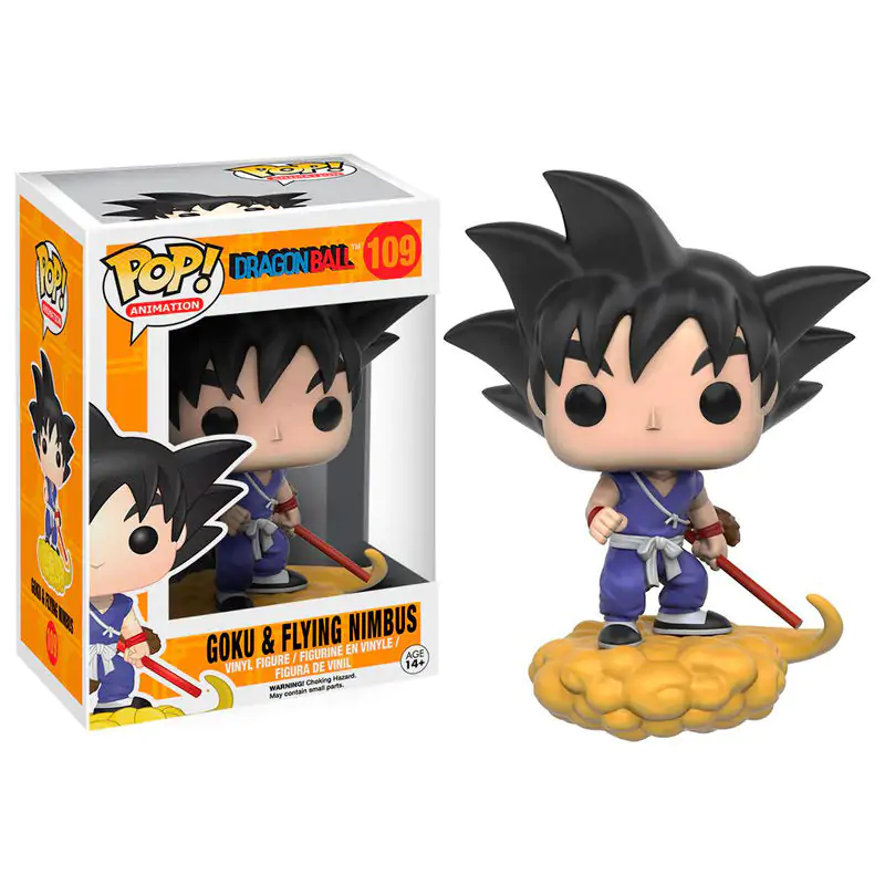 Dragon Ball Z POP! Animation Vinilna figura Goku i Leteći Nimbus 9 cm fotografija proizvoda