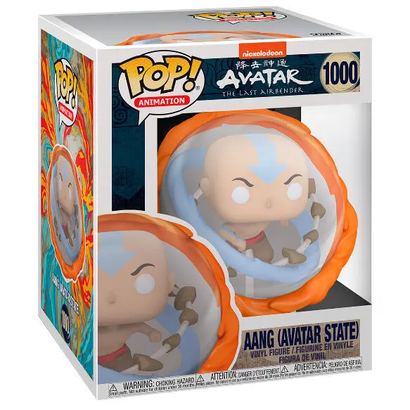 Avatar The Last Airbender Oversized POP! Marvel Vinyl Figura Aang All Elements 15 cm fotografija proizvoda