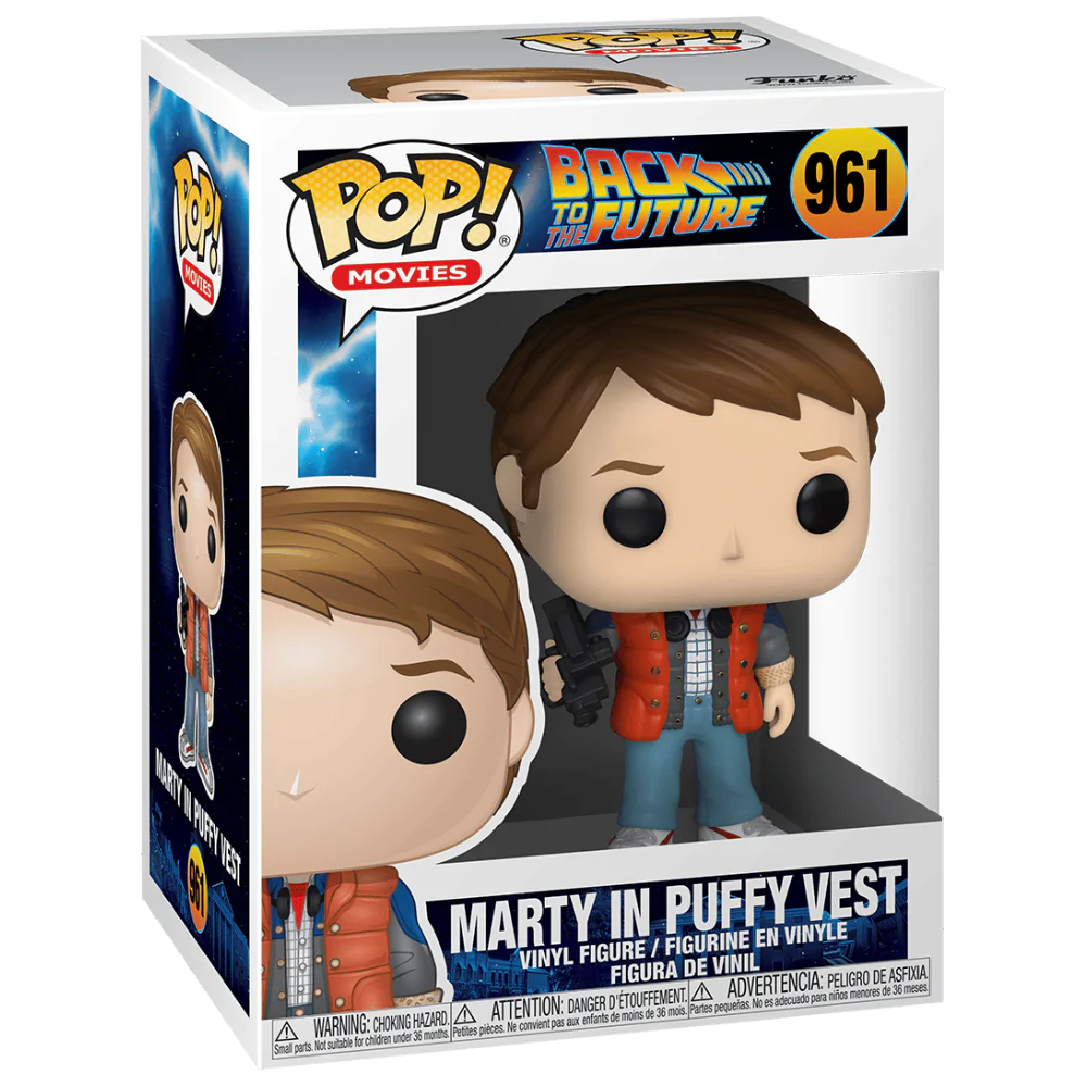 Back to the Future Funko POP! Vinilna figura Marty in Puffy Vest 9 cm fotografija proizvoda