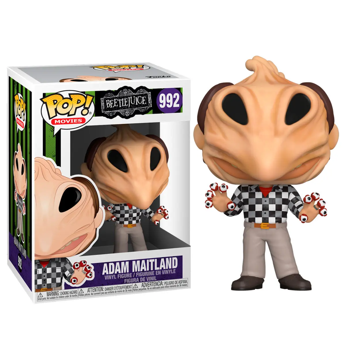 Beetlejuice POP! Movies Vinyl figura Adam Transformed 9 cm fotografija proizvoda