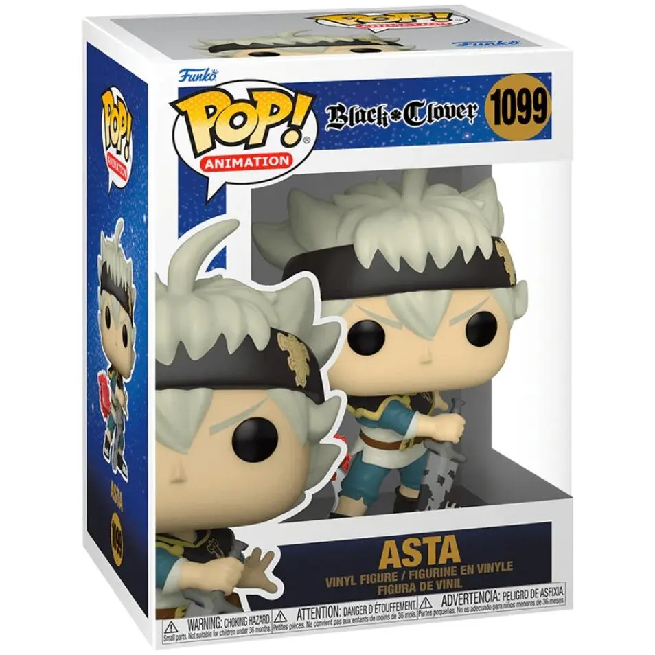 Black Clover POP! Animation Vinyl Figura Asta 9 cm fotografija proizvoda