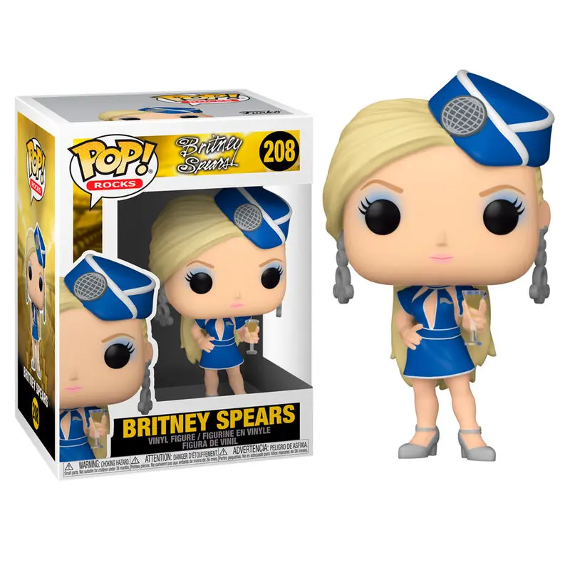 Britney Spears POP! Rocks Vinil Figura Stjuardesa 9 cm fotografija proizvoda