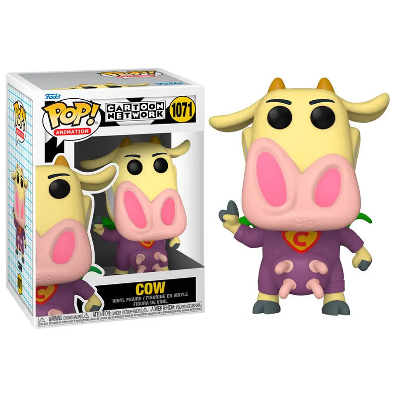 Cow and Chicken POP! Animation Vinyl Figura Super Cow 9 cm fotografija proizvoda