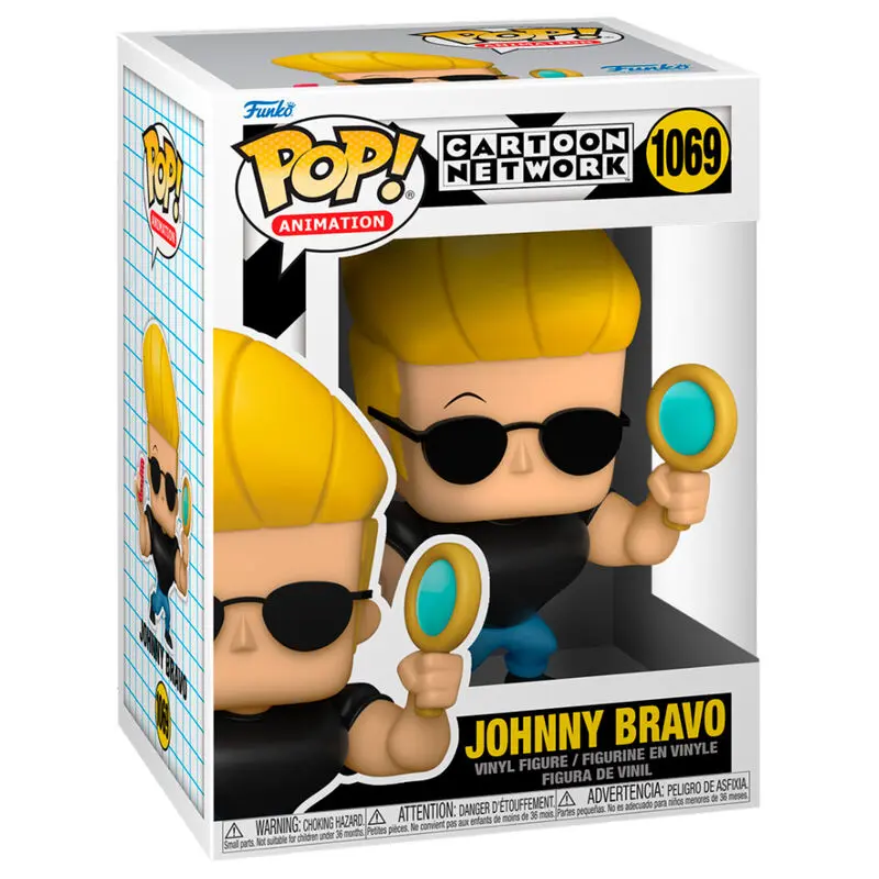 Johnny Bravo POP! Animation Vinilna figura Johnny s ogledalom i češljem 9 cm fotografija proizvoda
