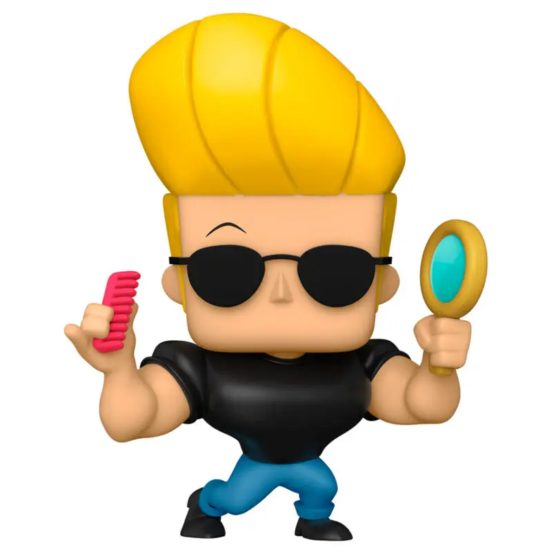 Johnny Bravo POP! Animation Vinilna figura Johnny s ogledalom i češljem 9 cm fotografija proizvoda