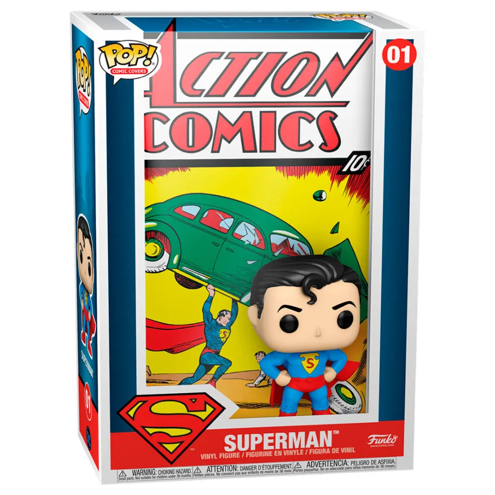 DC Comics POP! Strip Naslovnica Vinil Figura Superman Action Comic 9 cm fotografija proizvoda