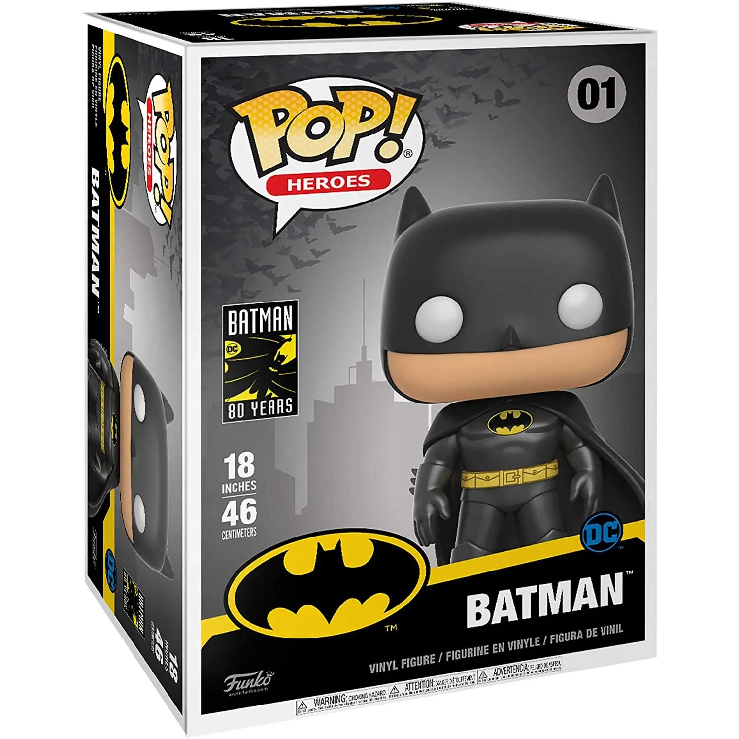 DC Comics Super Sized POP! Heroes Vinilna figura Batman 48 cm fotografija proizvoda