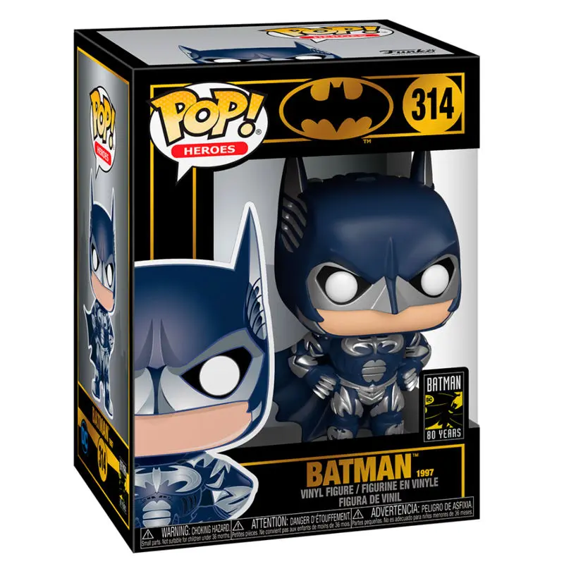 Batman 80th POP! Heroes Vinyl Figura Batman (1997) 9 cm fotografija proizvoda