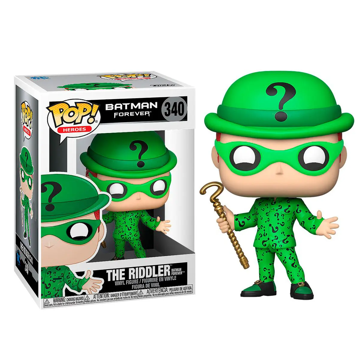 Batman Forever POP! Heroes Vinilna figura Riddler 9 cm fotografija proizvoda