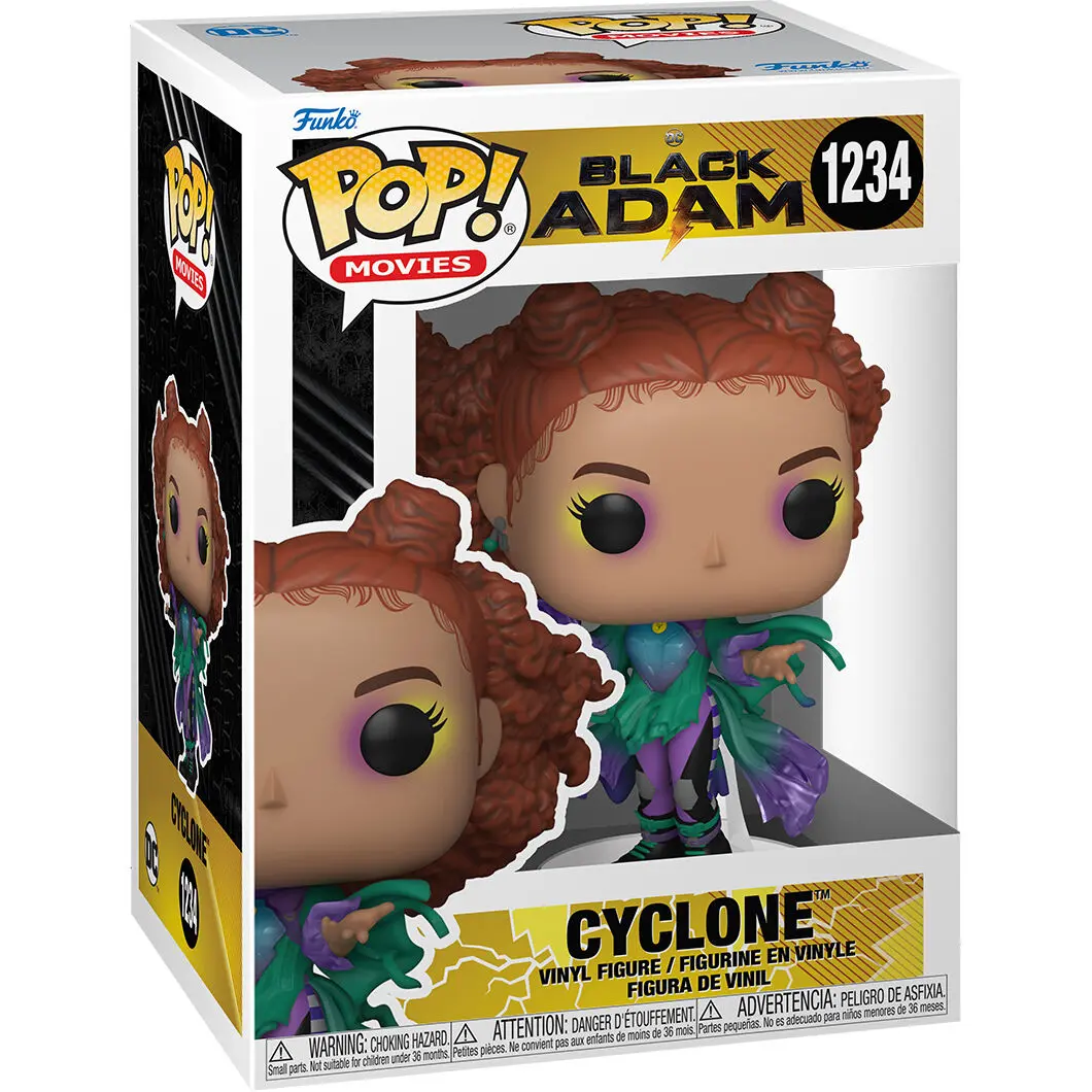 Black Adam POP! Movies Vinilna Figura Cyclone 9 cm fotografija proizvoda