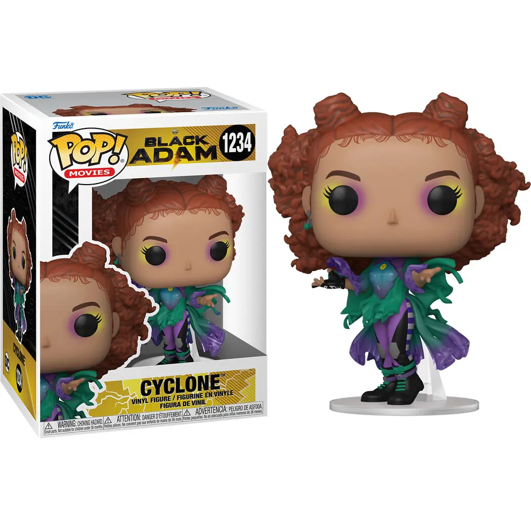 Black Adam POP! Movies Vinilna Figura Cyclone 9 cm fotografija proizvoda