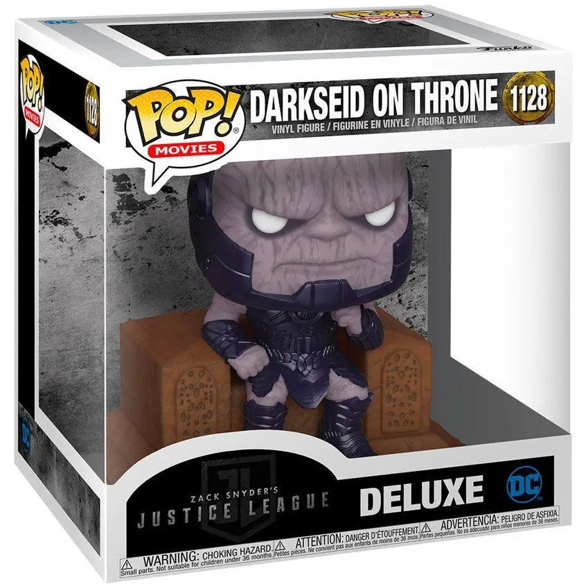 Zack Snyder's Justice League POP! Deluxe Vinilna Figura Darkseid na prijestolju 9 cm fotografija proizvoda