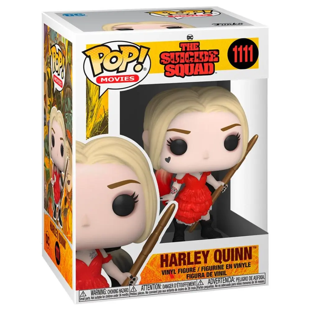 The Suicide Squad POP! Movies Vinilna Figura Harley Quinn (Damaged Dress) 9 cm fotografija proizvoda