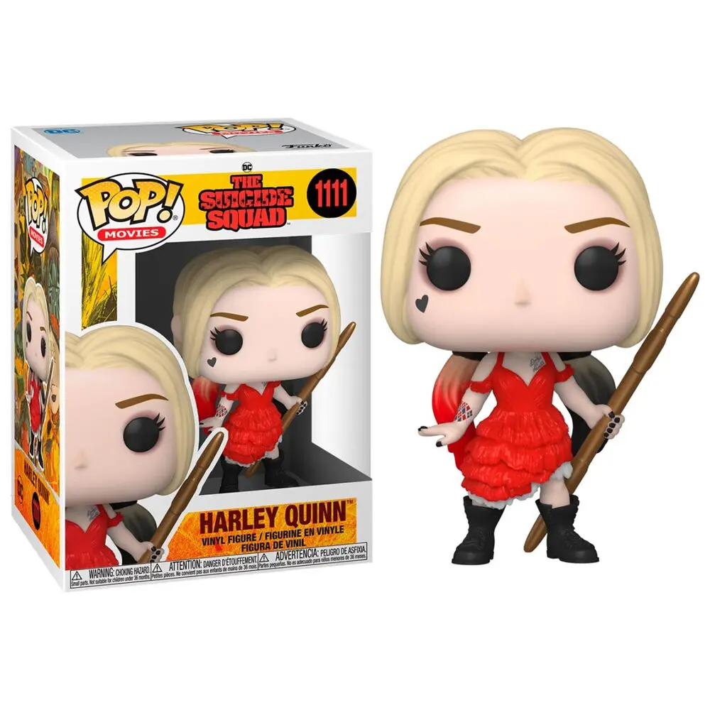 The Suicide Squad POP! Movies Vinilna Figura Harley Quinn (Damaged Dress) 9 cm fotografija proizvoda