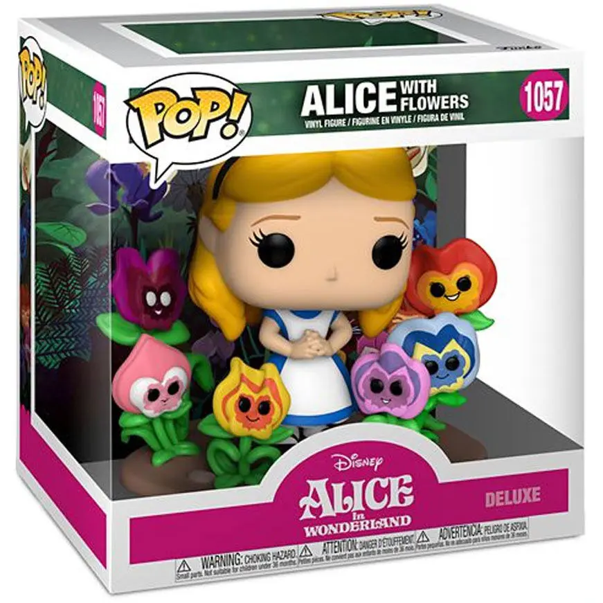 Alice in Wonderland POP! Deluxe Vinilna Figura Alice s cvijećem 10 cm fotografija proizvoda