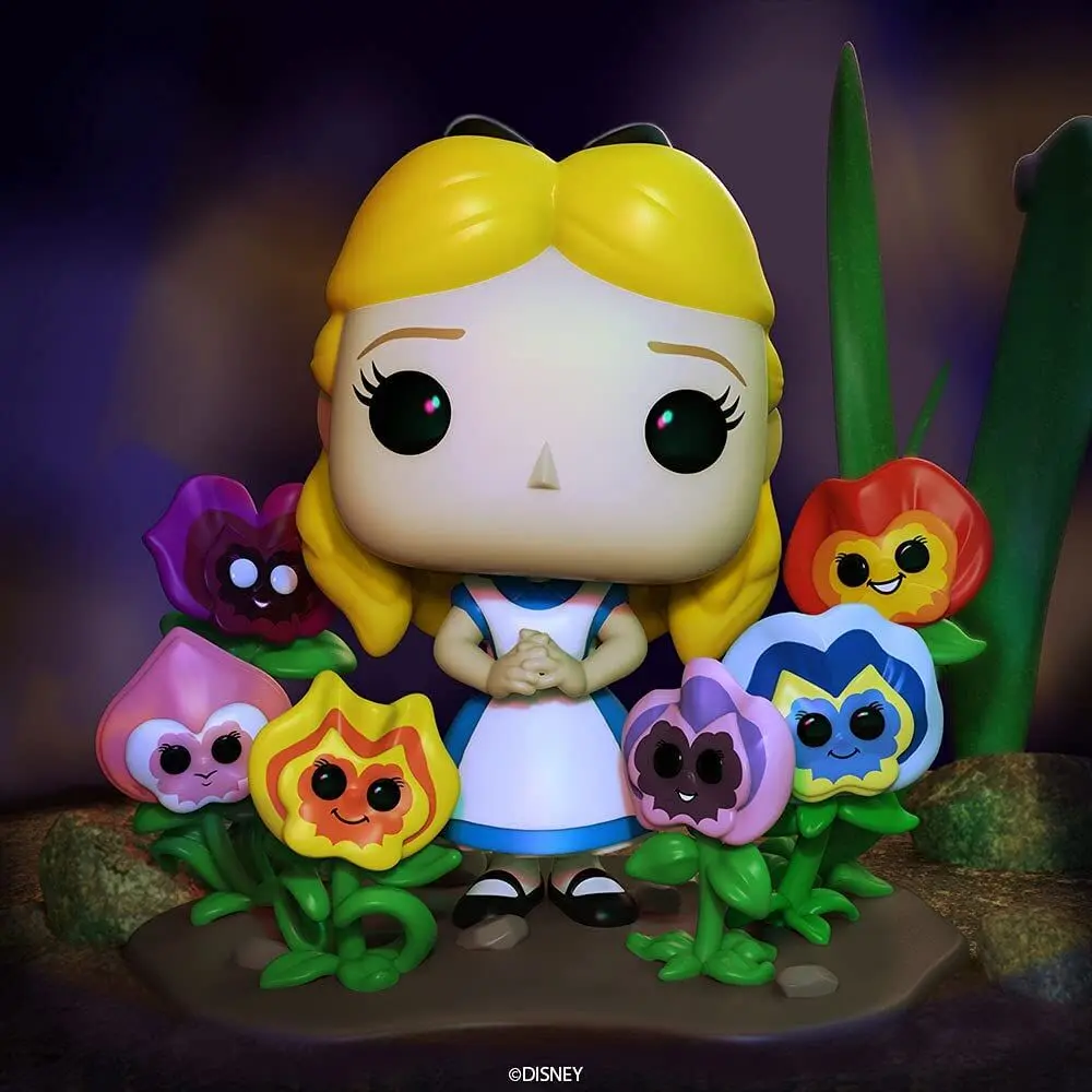 Alice in Wonderland POP! Deluxe Vinilna Figura Alice s cvijećem 10 cm fotografija proizvoda