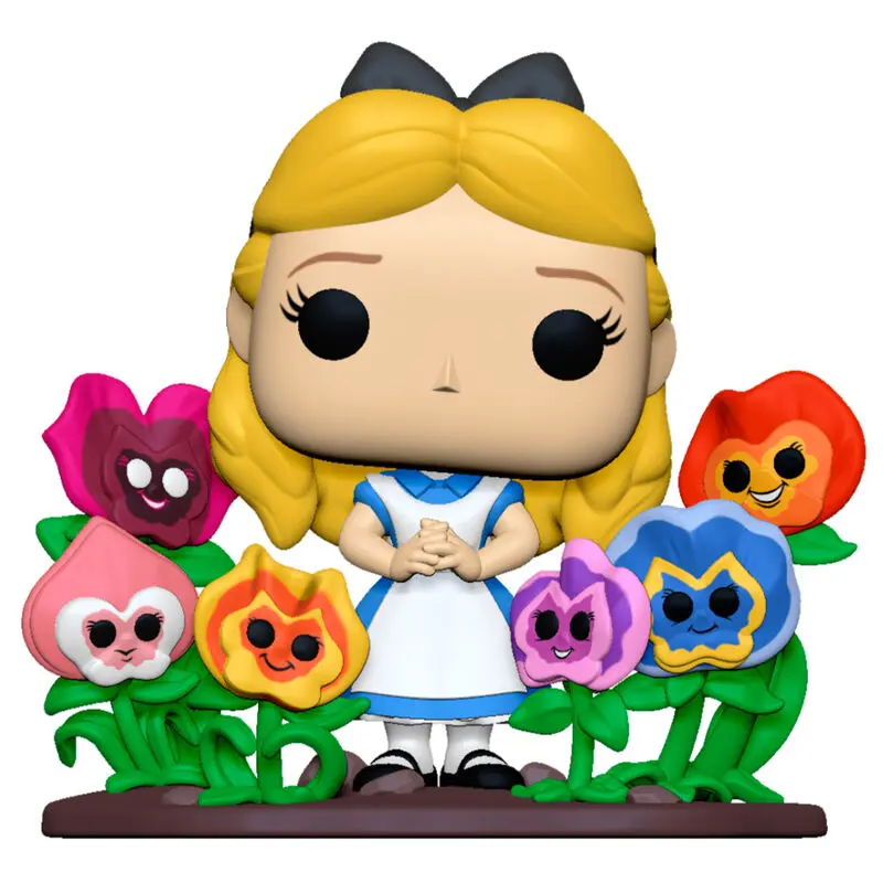 Alice in Wonderland POP! Deluxe Vinilna Figura Alice s cvijećem 10 cm fotografija proizvoda