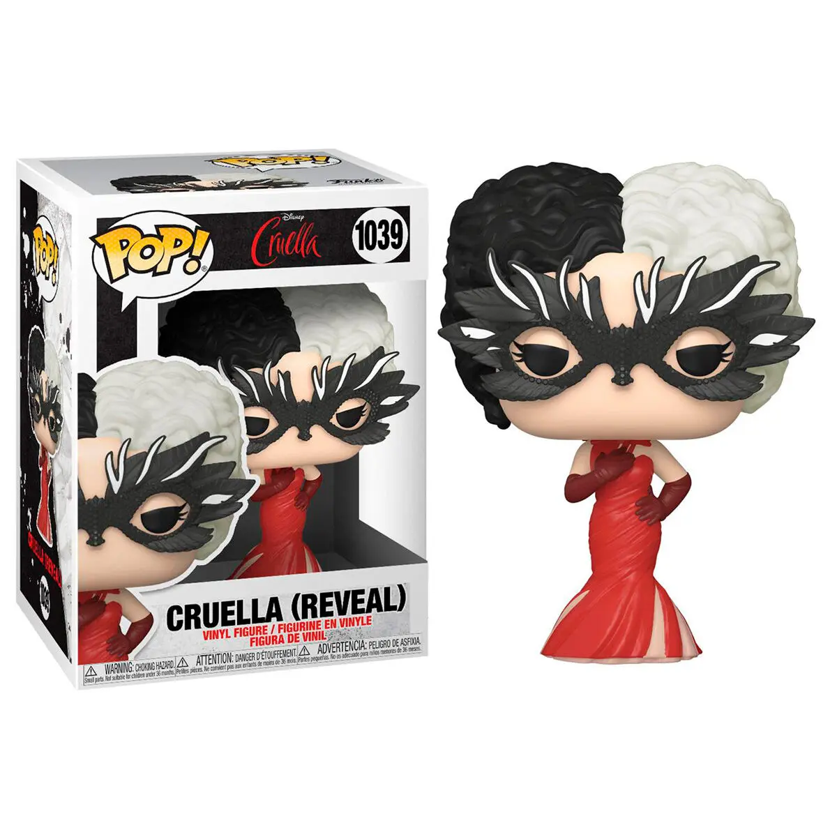 Cruella POP! Disney Vinyl figura Cruella (Reveal) 9 cm fotografija proizvoda