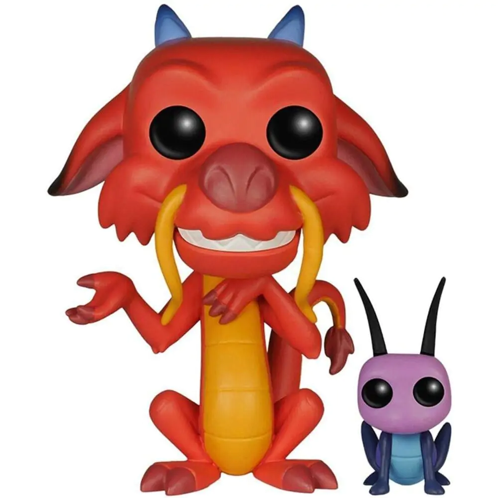 Mulan POP! Disney Vinyl Figura Mushu & Cri-Kee 7 cm fotografija proizvoda