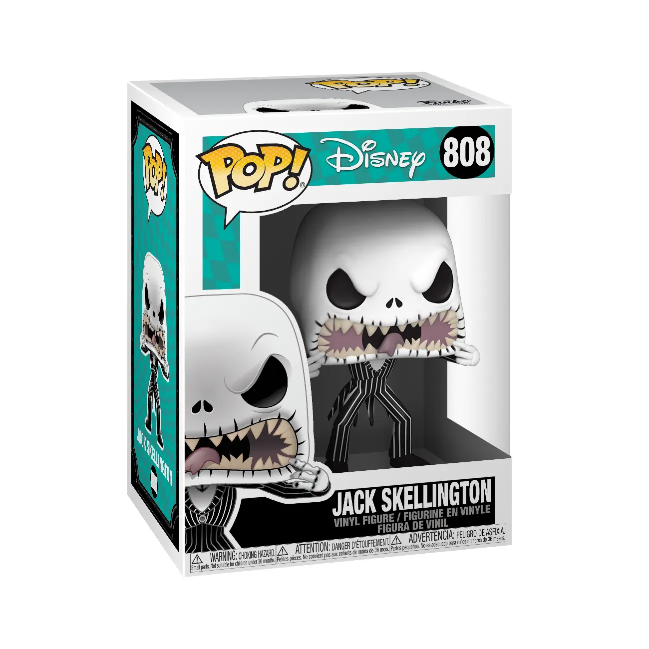 Nightmare before Christmas POP! Disney Vinyl Figura Jack (Scary Face) 9 cm fotografija proizvoda