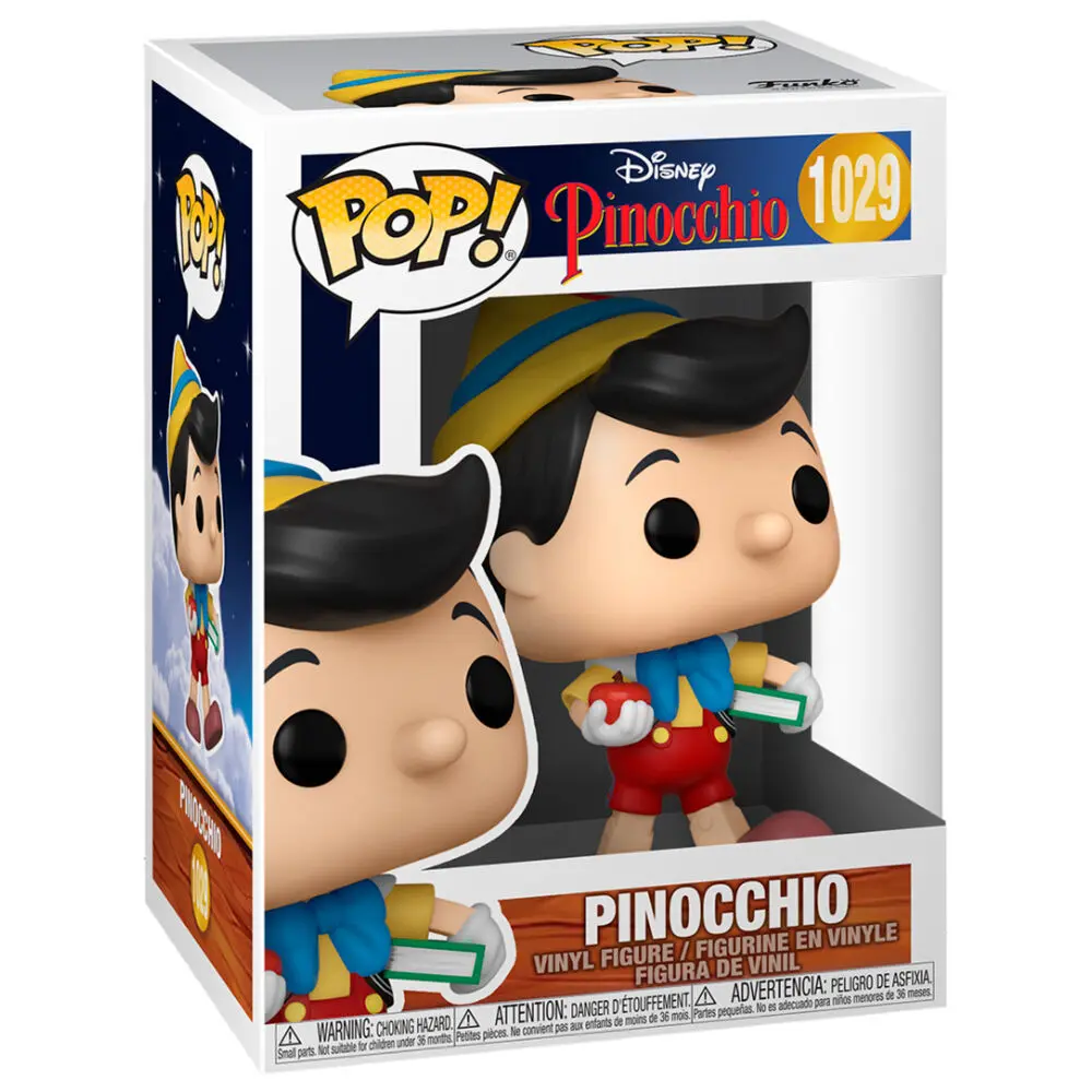 Pinocchio 80th Anniversary POP! Disney Vinyl Figure Školarac Pinocchio 9 cm fotografija proizvoda