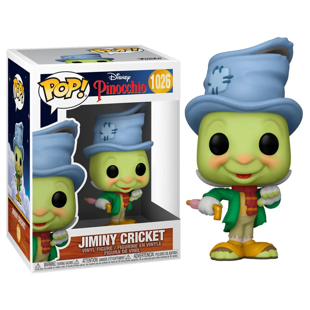 Pinocchio 80th Anniversary POP! Disney Vinyl Figura Street Jiminy 9 cm fotografija proizvoda