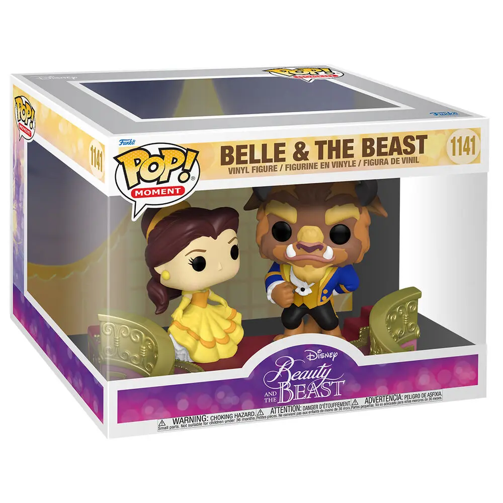 Beauty and the Beast POP Moment! Vinyl Figure set od 2 figure Formal Belle & Beast 9 cm fotografija proizvoda