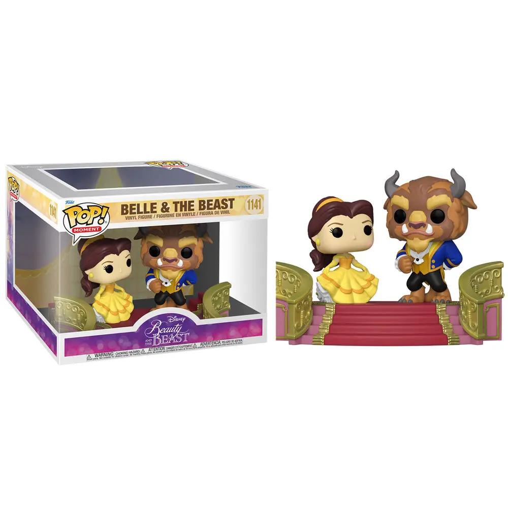 Beauty and the Beast POP Moment! Vinyl Figure set od 2 figure Formal Belle & Beast 9 cm fotografija proizvoda