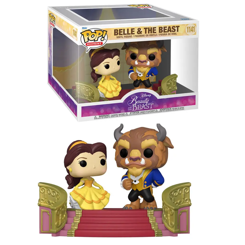 Beauty and the Beast POP Moment! Vinyl Figure set od 2 figure Formal Belle & Beast 9 cm fotografija proizvoda