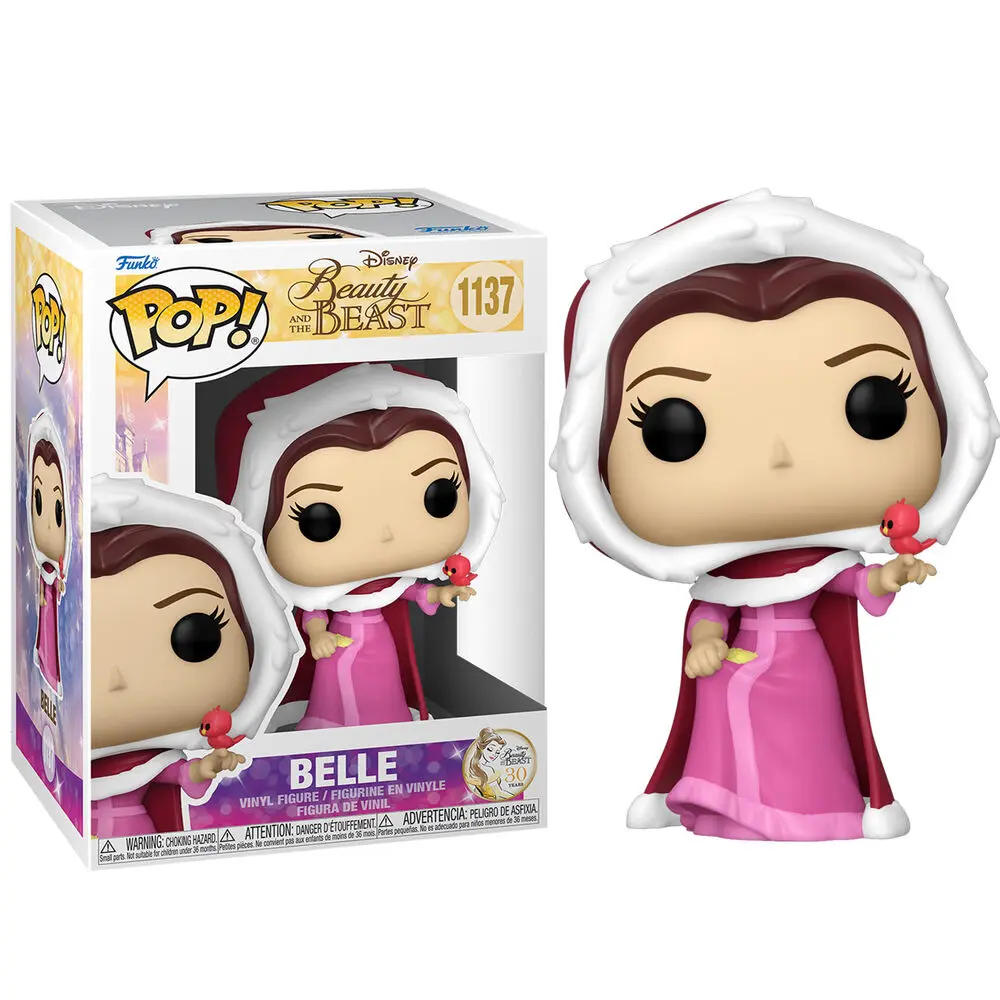 Beauty and the Beast POP! Movies Vinil Figura Zimska Belle 9 cm fotografija proizvoda