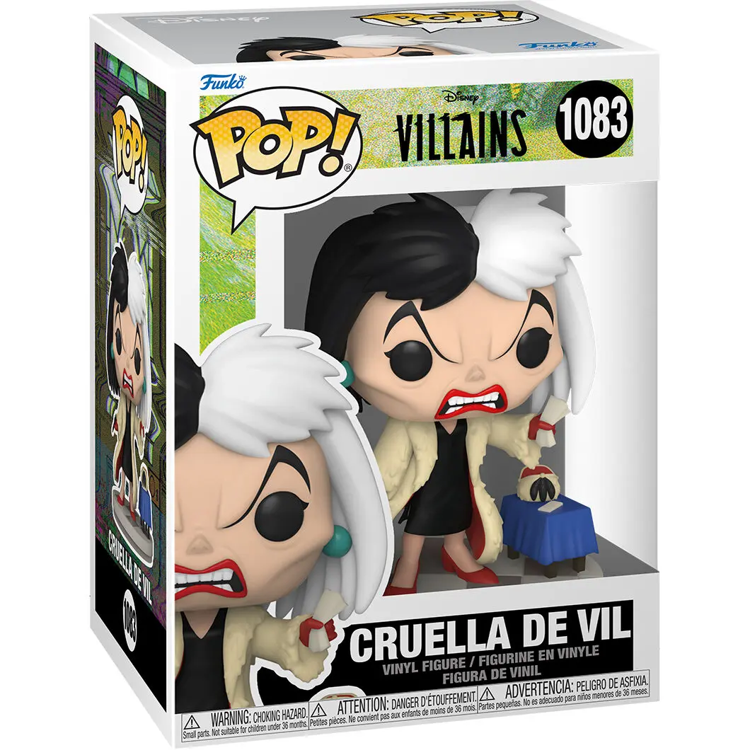 Disney: Villains POP! Disney Vinilna figura Cruella de Vil 9 cm fotografija proizvoda