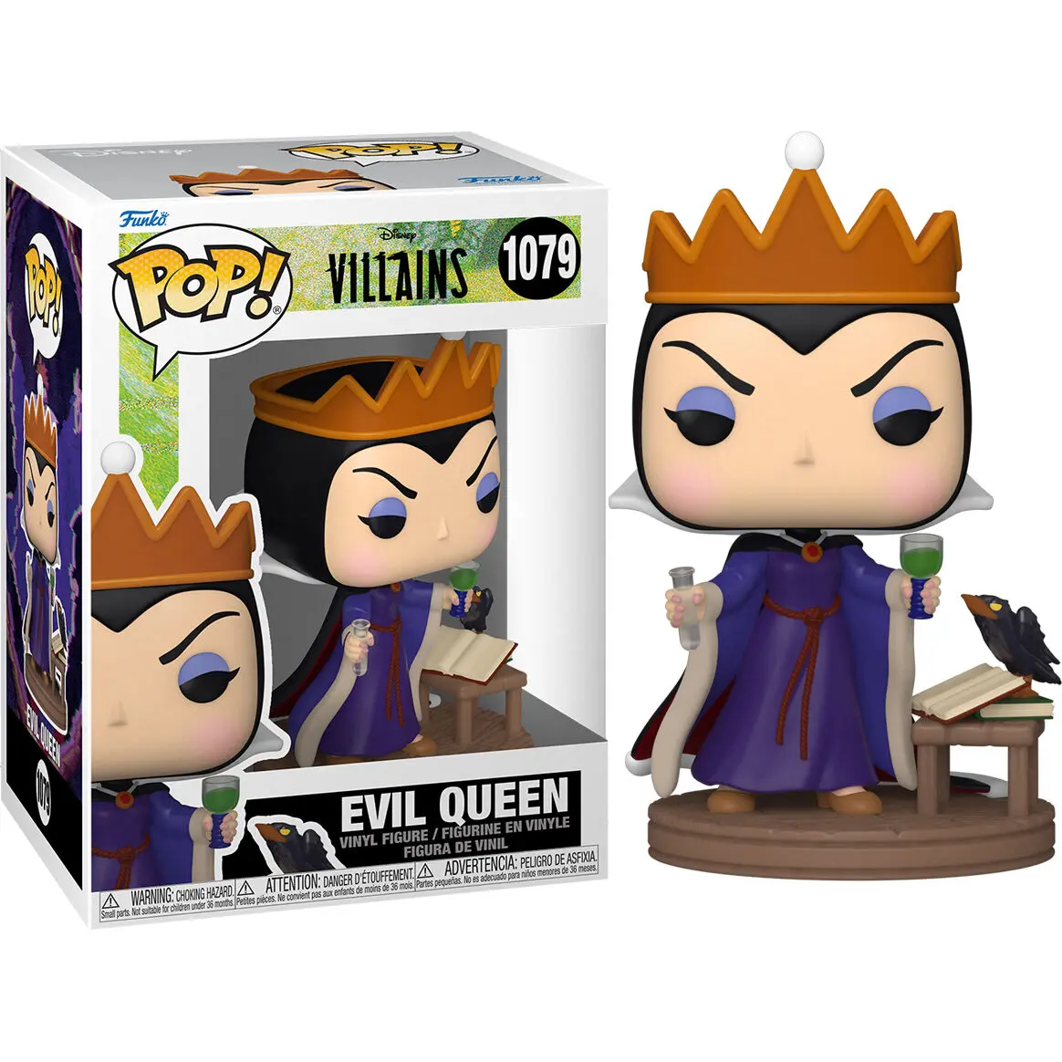 Disney: Villains POP! Disney Vinyl Figura Kraljica Grimhilde 9 cm fotografija proizvoda