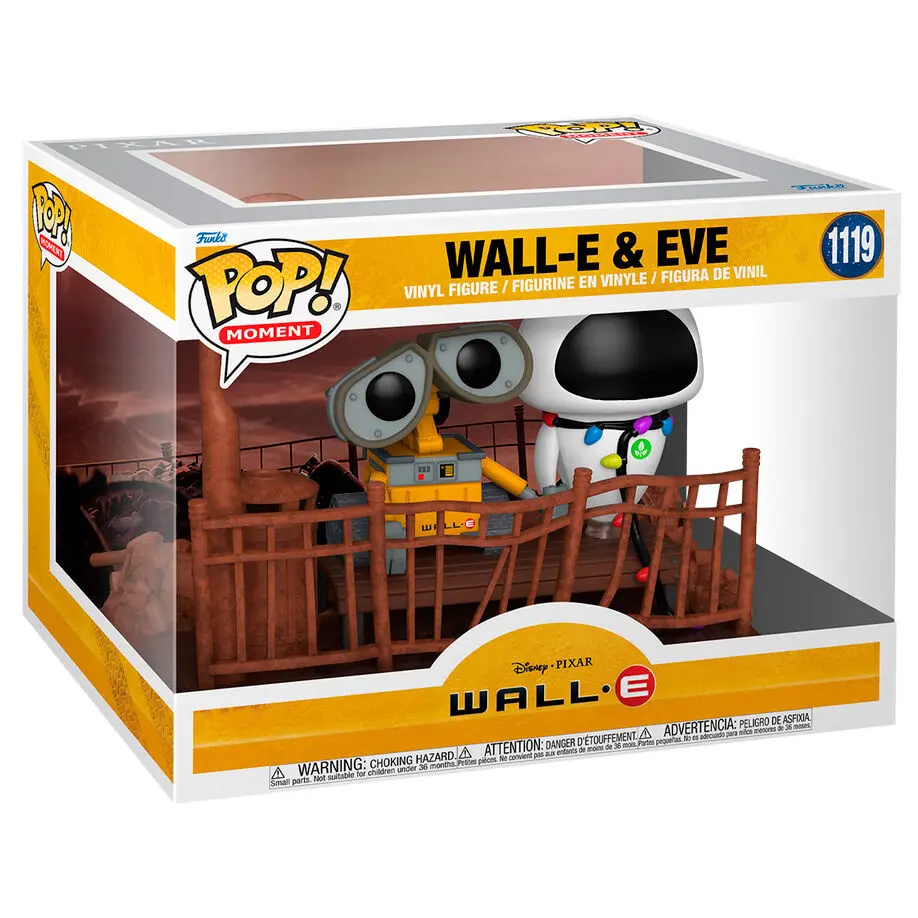 Wall-E POP Moment! Vinilne figure, pakiranje od 2 komada, Wall-E & Eve 9 cm fotografija proizvoda