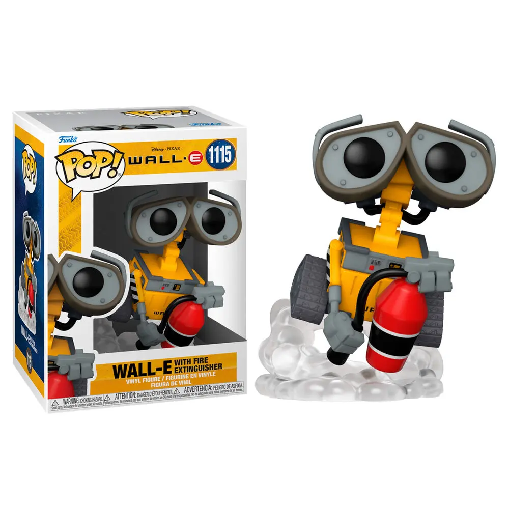 Wall-E POP! Movies Vinyl Figure Wall-E s aparatom za gašenje požara 9 cm fotografija proizvoda