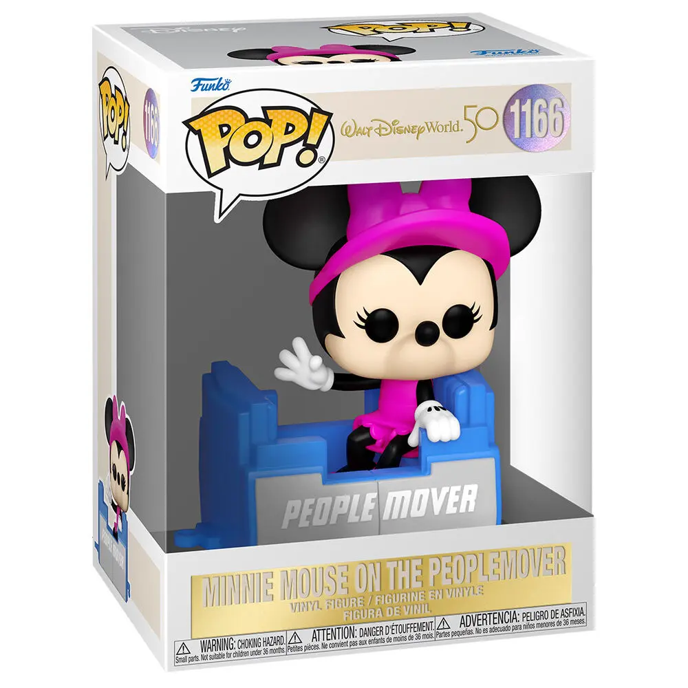 Walt Disney Word 50th Anniversary POP! Disney Vinyl Figura People Mover Minnie 9 cm fotografija proizvoda