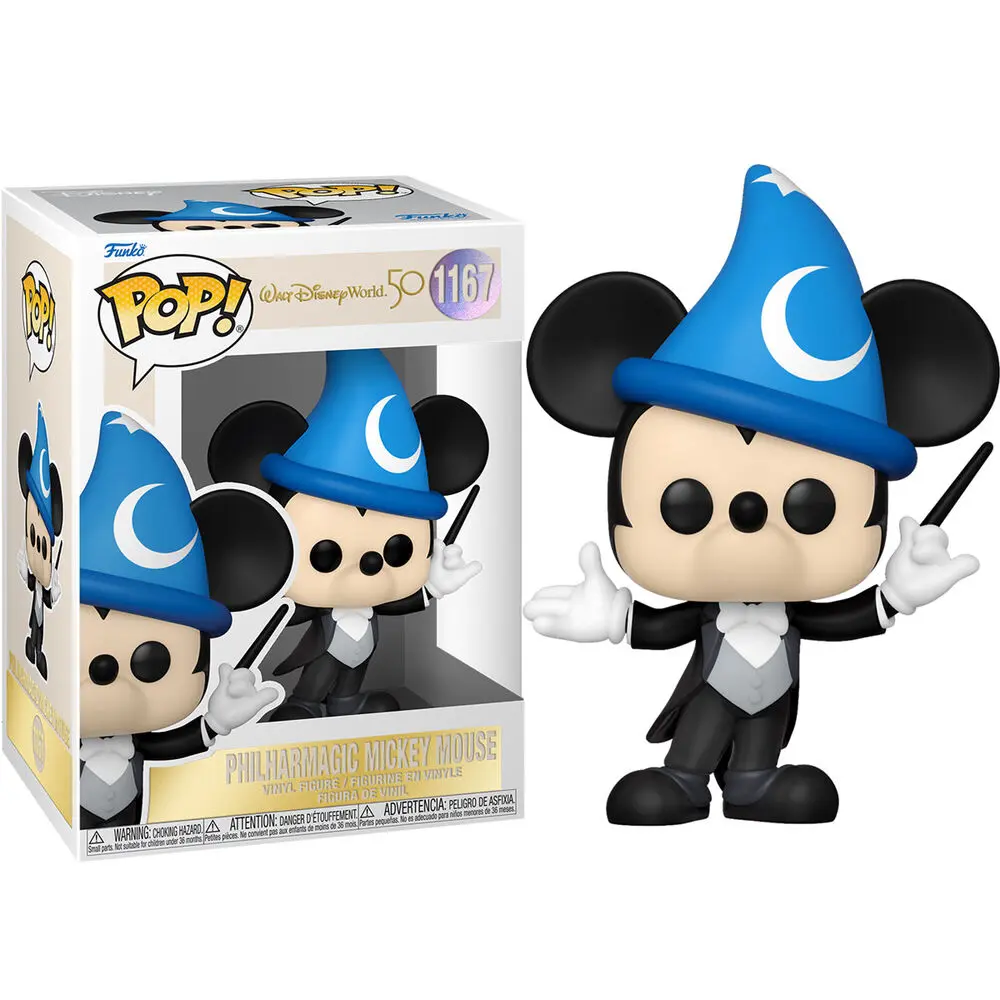 Walt Disney Word 50th Anniversary POP! Disney Vinyl Figure Philharmagic Mickey 9 cm Figura od vinila fotografija proizvoda