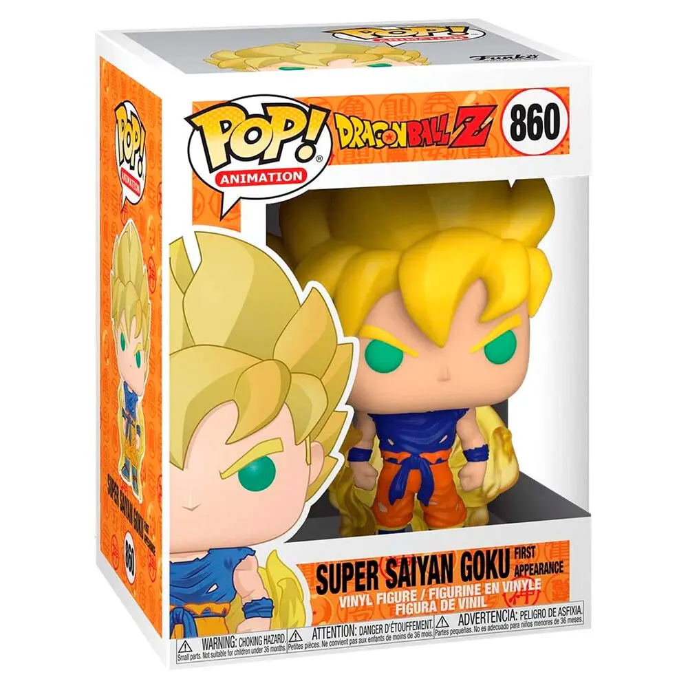 Dragon Ball Z POP! Animation Vinilna figura SS Goku (First Appearance) 9 cm fotografija proizvoda