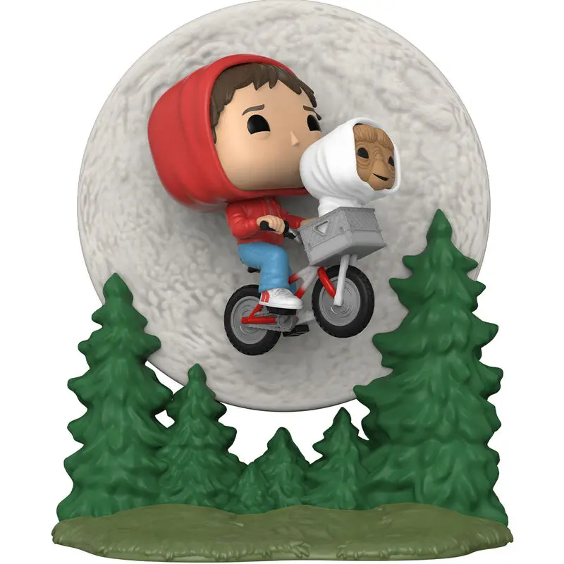 E.T. the Extra-Terrestrial POP! Moment Vinyl Figure Elliot and ET Flying (GITD) 9 cm Figura od vinila fotografija proizvoda