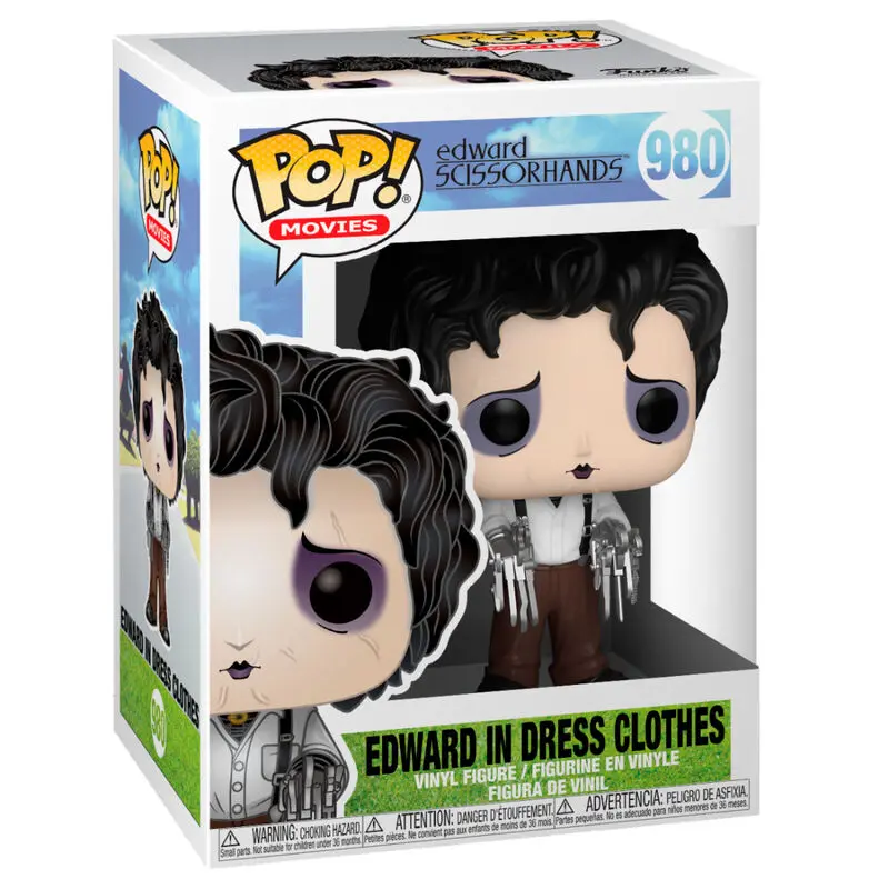 Edward Scissorhands POP! Movies Vinyl Figura Edward in Dress Clothes 9 cm [OŠTEĆENA AMBALAŽA] fotografija proizvoda