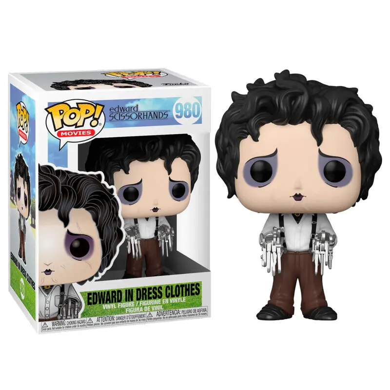 Edward Scissorhands POP! Movies Vinyl Figura Edward in Dress Clothes 9 cm [OŠTEĆENA AMBALAŽA] fotografija proizvoda