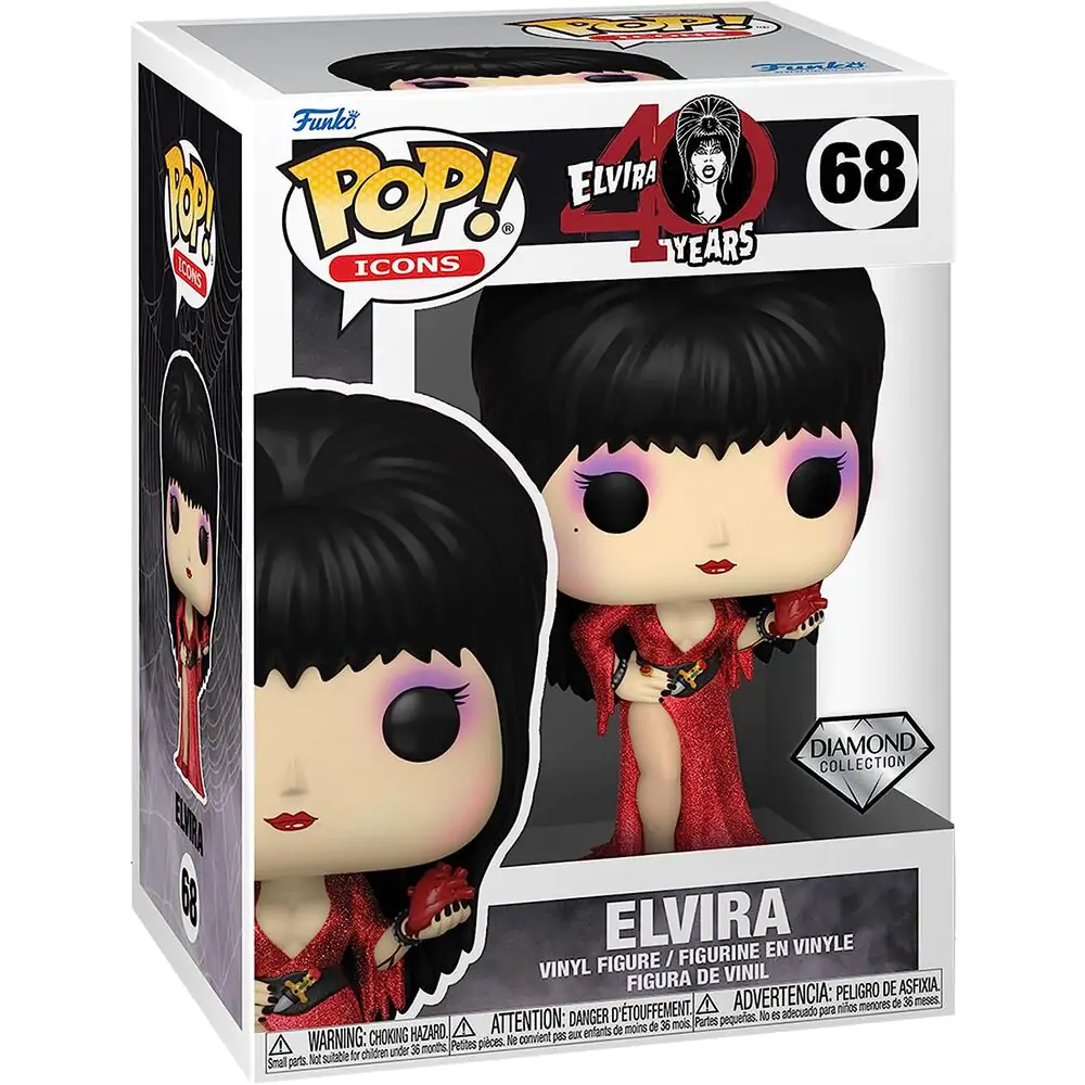 Elvira POP! Ad Icons Vinyl Figura Elvira 40th Anniversary 9 cm fotografija proizvoda