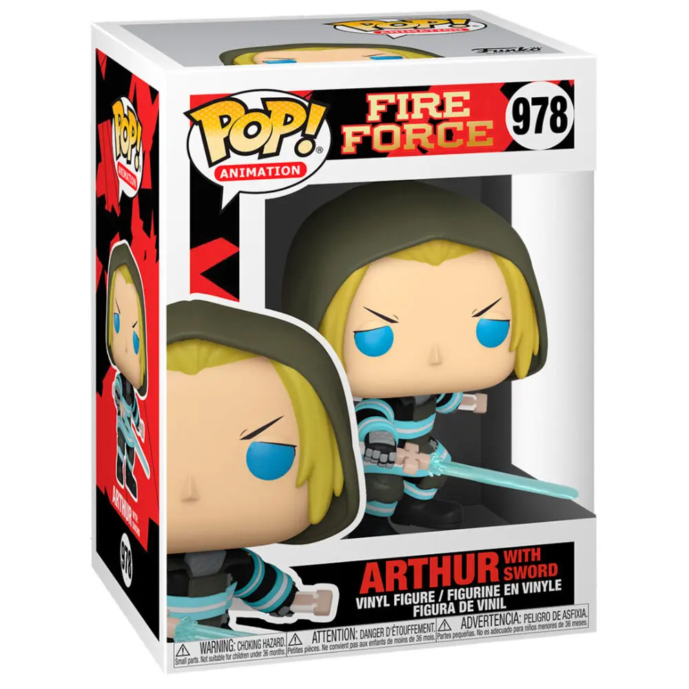 Fire Force POP! Animation Vinyl Figura Arthur s mačem 9 cm fotografija proizvoda