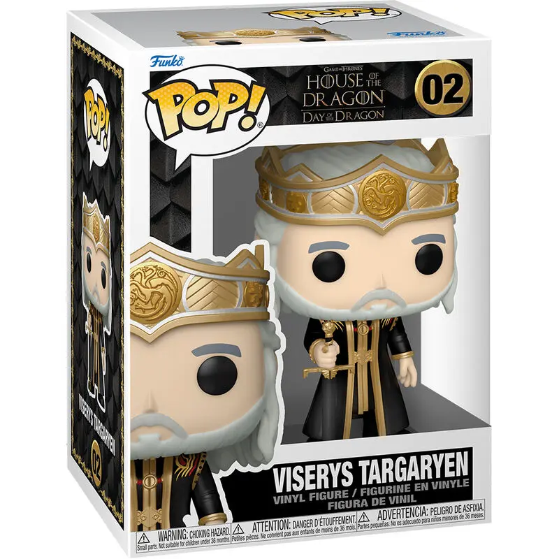 House of the Dragon POP! TV Vinyl Figure Viserys Targaryen 9 cm Figura od vinila fotografija proizvoda