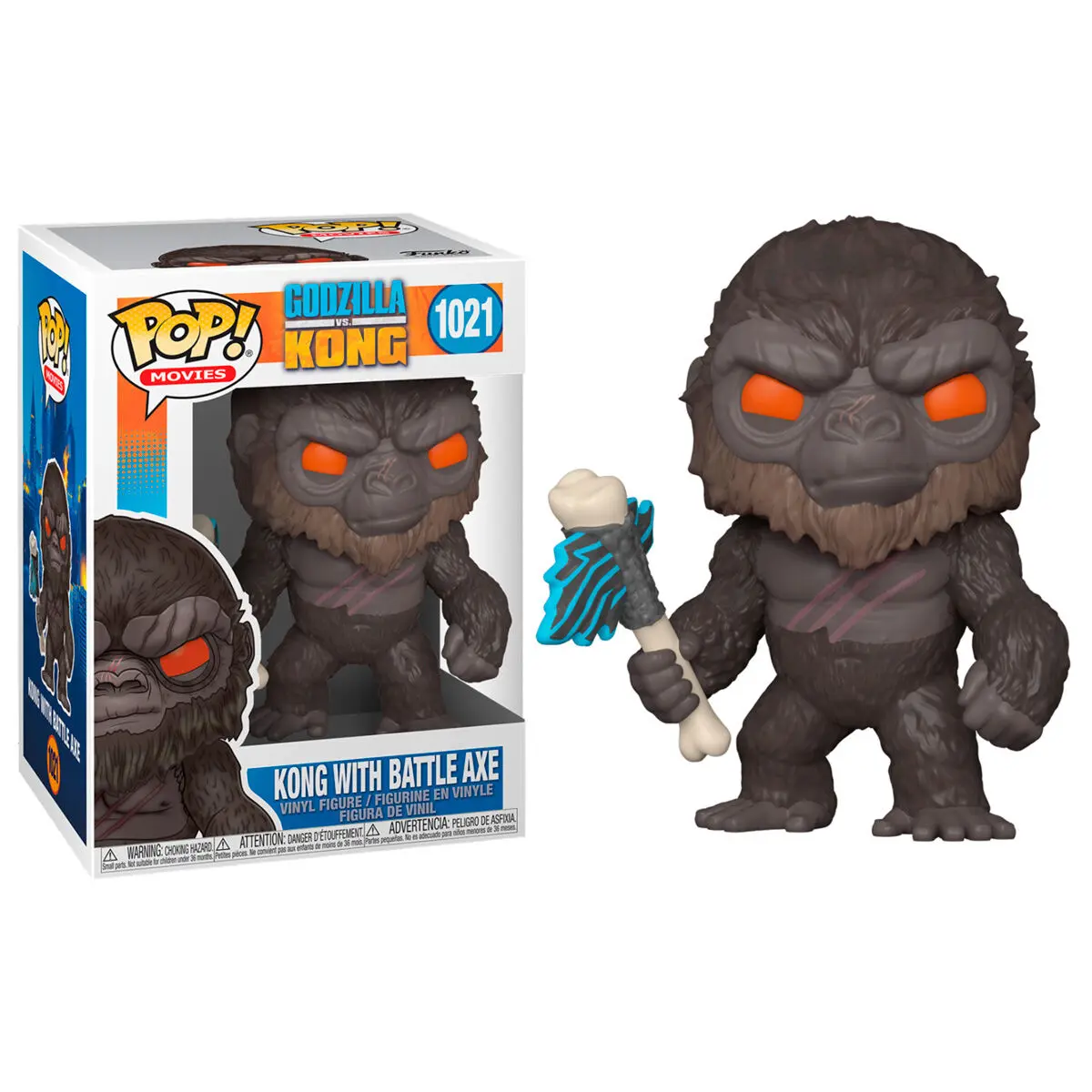 Godzilla Vs Kong POP! Movies Vinilna Figura King Kong sa Sjekirom 9 cm fotografija proizvoda